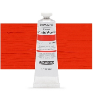צבע אקריליק שמינקה 60 מל סדרה 6 ארטיסט 317 PRIMAcryl Cadmium Red Light 