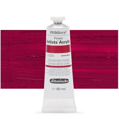 צבע אקריליק שמינקה 60 מל סדרה 4 ארטיסט 328 PRIMAcryl Quinacridone Violet  