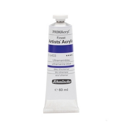 צבע אקריליק שמינקה 60 מל סדרה 1 ארטיסט 433 PRIMAcryl Ultramarine Blue  