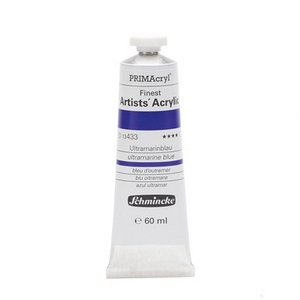 צבע אקריליק שמינקה 60 מל סדרה 1 ארטיסט 433 PRIMAcryl Ultramarine Blue  