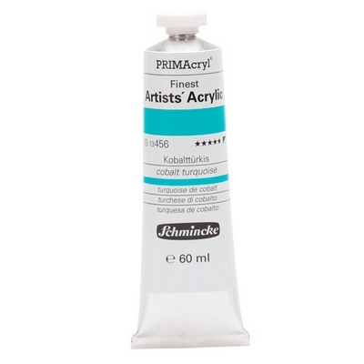 צבע אקריליק שמינקה 60 מל סדרה 5 ארטיסט 456 PRIMAcryl Cobalt Turquoise 