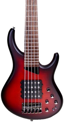 זווית נוספת MTD Kingston Super 5 Strings - Dr. Brown Burst