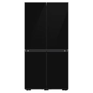 מקרר 4 דלתות 648 ליטר Samsung BESPOKE RM70F63REB Kitchen Fit זכוכית שחורה סמסונג