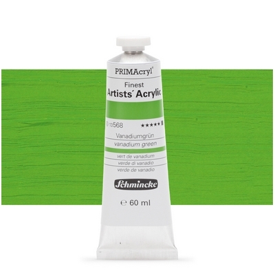 צבע אקריליק שמינקה 60 מל סדרה 6 ארטיסט 568 PRIMAcryl Vanadium Green  