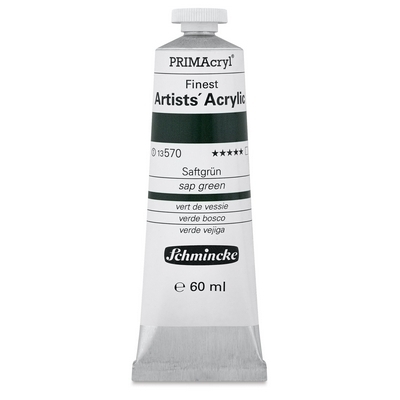 צבע אקריליק שמינקה 60 מל סדרה 2 ארטיסט 570 PRIMAcryl Sap Green  
