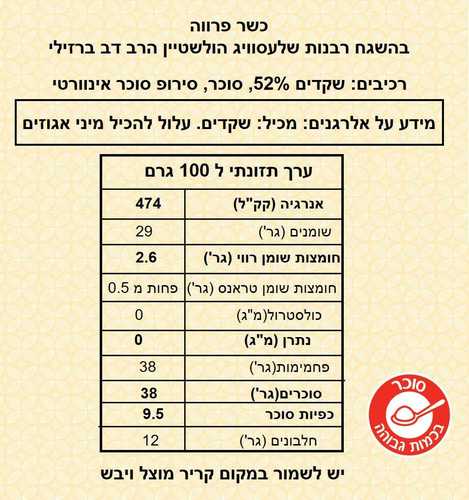 מרציפן לובקה 52% - 1 ק