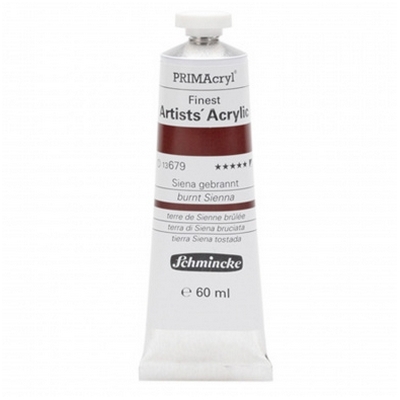 צבע אקריליק שמינקה 60 מל סדרה 1 ארטיסט 679 PRIMAcryl Burnt Sienna 