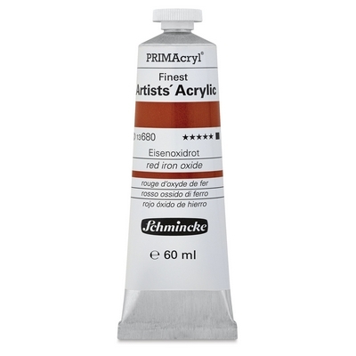 צבע אקריליק שמינקה 60 מל סדרה 2 ארטיסט 680 PRIMAcryl Red Iron Oxide 