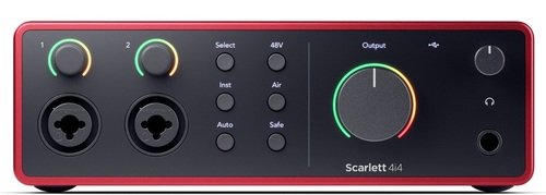  Focusrite כרטיס קול Scarlett 4i4 4th Gen 