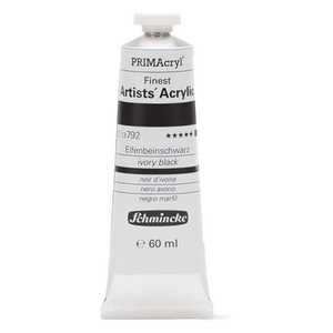צבע אקריליק שמינקה 60 מל סדרה 1 ארטיסט 792 PRIMAcryl Ivory Black