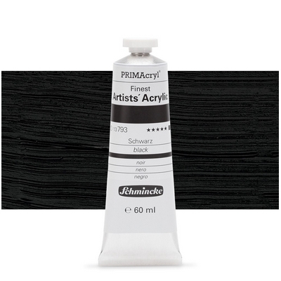 צבע אקריליק שמינקה 60 מל סדרה 1 ארטיסט 793 PRIMAcryl Black