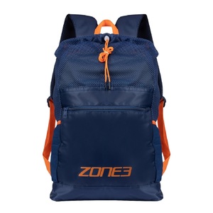 תיק רשת גדול לציוד שחייה ZONE3 LARGE MESH TRAINING BACKPACK בעל ידיות לתלייה ונשיאה נוחיה