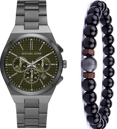 Michael Kors MK9118 גברים חדש סט צמיד מתנה