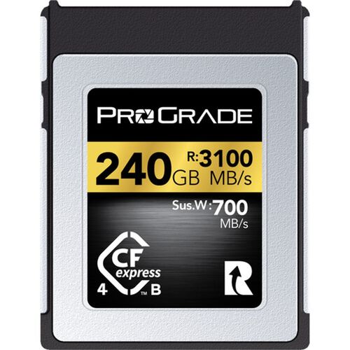 כרטיס זיכרון ProGrade 240GB CFexpress 4.0 Type B Gold