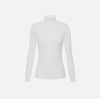 Wool jumper with jacquard micro-logo