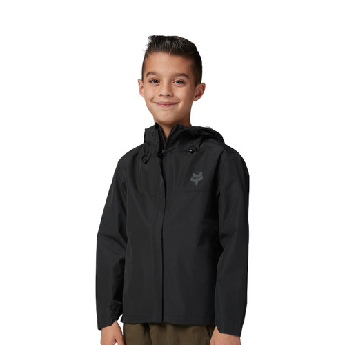 מעיל גשם לילדים פוקס שחור - FOX YTH RANGER WATER JACKET 2.5L V26