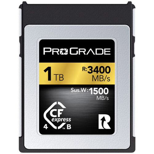 כרטיס זיכרון ProGrade 1TB CFexpress 4.0 Type B Gold