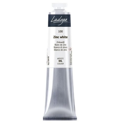 צבע שמן 46 מל Zinc White 100 Ladoga