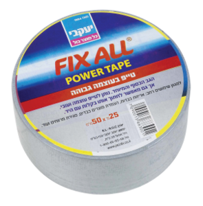 דבק טייפ סרט חבלה (צבעים שונים) 50 מ״מ Power Tape יעקבי