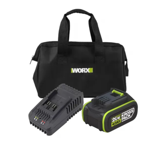ערכת טעינה סוללה 4AH + מטען בתיק כלים WORX WA3263