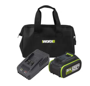 ערכת טעינה סוללה 4AH + מטען בתיק כלים WORX WA3263