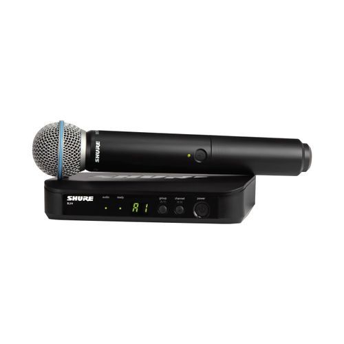 מיקרופון אלחוטי ידני Shure BLX24E/PG58-G18