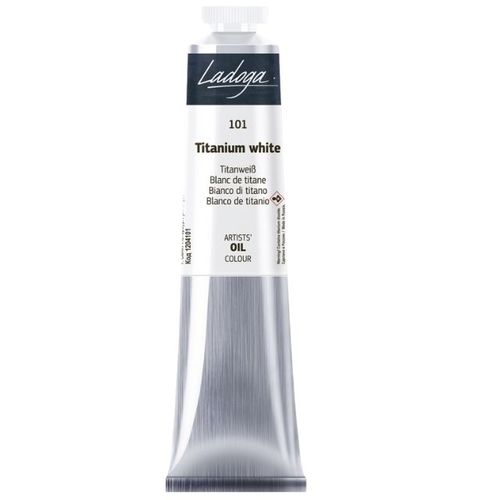 צבע שמן 46 מל Titanium White 101 Ladoga