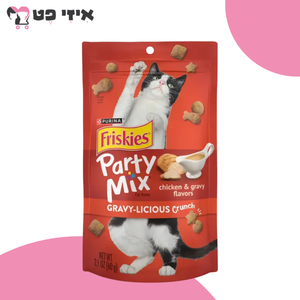 חטיף פריסקיז פארטי מיקס עוף ורוטב קראנץ