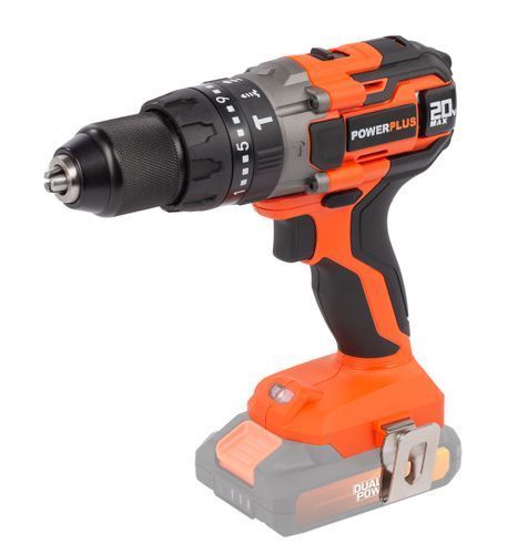 מקדחה / מברגת אימפקט POWDP15200  20V - גוף Power plus