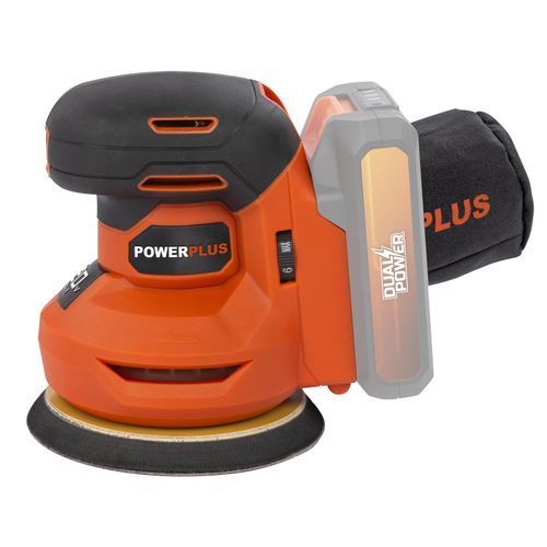 מלטשת אקסצנטרית POWDP50400  20V - גוף Power plus