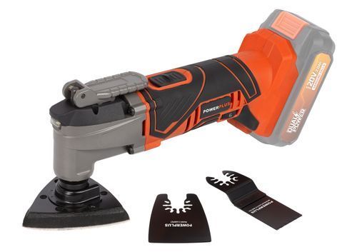 מולטיטול נטען + חלקים POWDP4060  20V - גוף Power plus