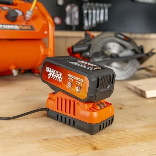 סוללה ומטען 2X20V  2.5/5.0AH Power plus