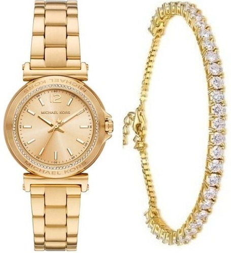 נשים חדש Michael Kors MK7516 סט שעון צמיד מתנה