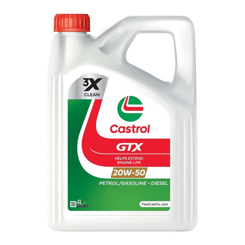 שמן מנוע Castrol GTX 20W50 4L