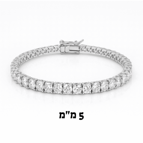 צמיד טניס עבה