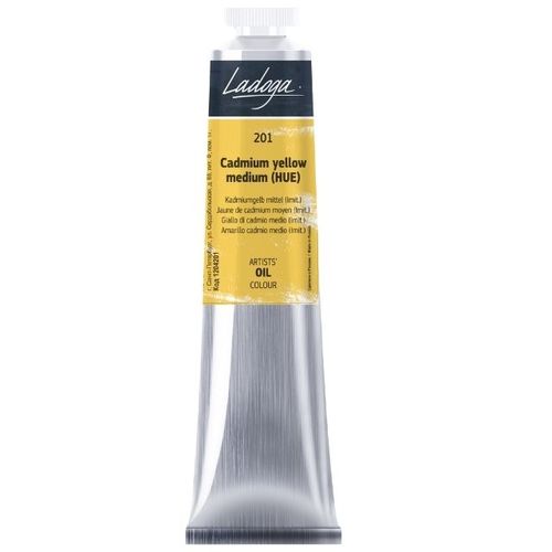 צבע שמן 46 מל Cadmium Yellow Medium Hue 201 Ladoga