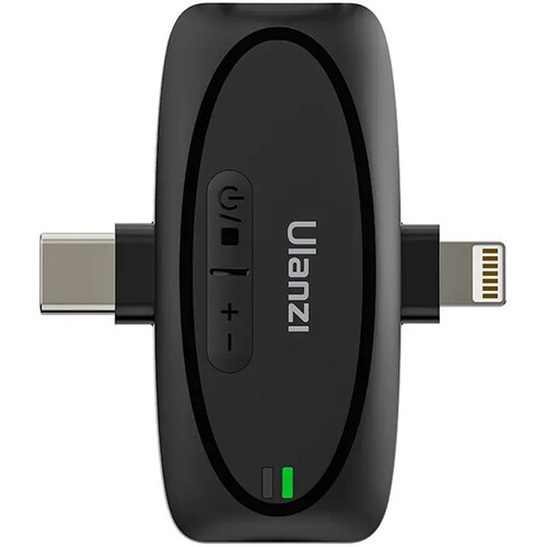 מערכת מיקרופוני דש אלחוטיים עבור Ulanzi V6 3-in-1 iPhone/Android/Tablet/Camera