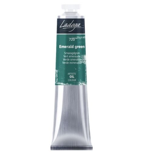 צבע שמן 46 מל Emerald Green 720 Ladoga