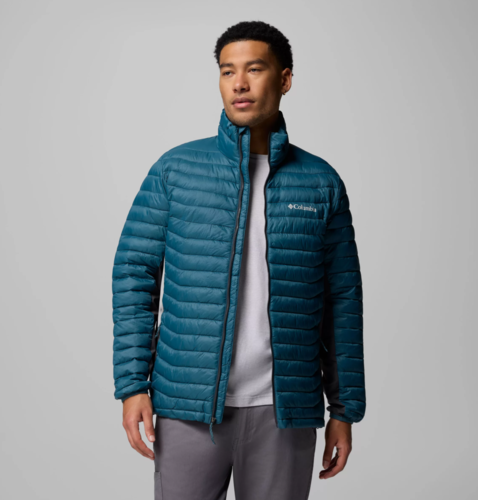 מעיל גברים Powder Pass™ Hybrid Insulated Puffer Jacket - COLUMBIA