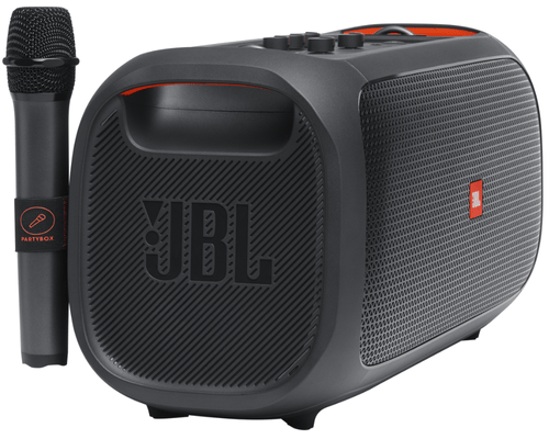 רמקול בידורית נייד עם מיקרופון אלחוטי JBL PartyBox On-The-Goברפאלי - refali.co.il