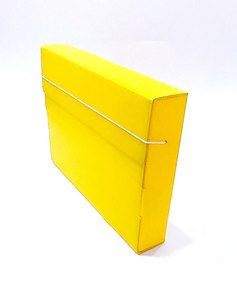 תיקי פוליגל צהוב גב 5.5 ס"מ