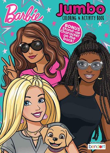 ספר צביעה ופעילות 80 עמודים Barbie You Can Be Anything ברבי