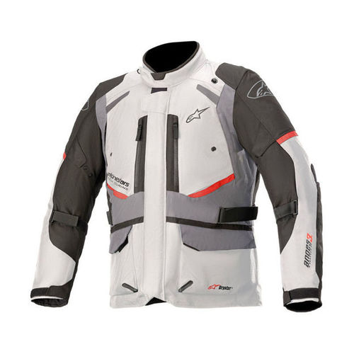 מעיל לאופנוע אדוונצר Alpinestars Andes V3 Drystar לבן\אפור\אדום