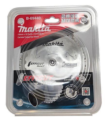 להב TCT שקט למסור נטען EFFICUT 150X33 מתכת MAKITA מקיטה