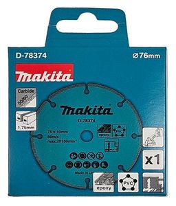 להב TC מגורען 76 מ"מ גבס/פיברגלס/פלסטיק MAKITA מקיטה