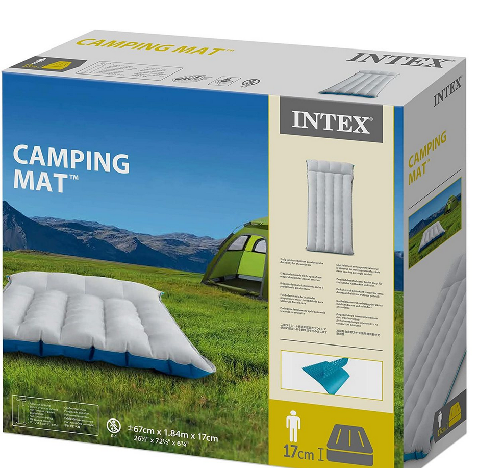 מזרון מתנפח לקמפינג עובי 17 ס"מ INTEX 67997