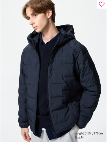 מעיל פוך עם כובע לגבר יוניקלו יפן UNIQLO PUFFERTECH Parka Jacket