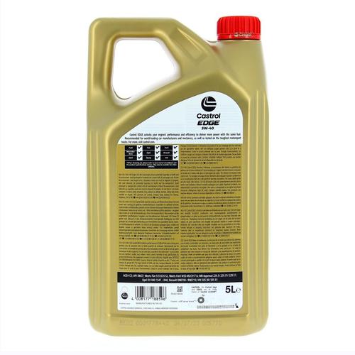 שמן מנוע Castrol EDGE 5W40 5L