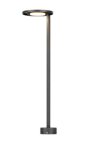 שבילית סלים עגול, 60 גובה, 12-24V IP54 גוון אור 2700K, שחור יורולוקס