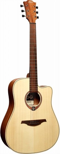 lag t70dc natural acoustic guitar